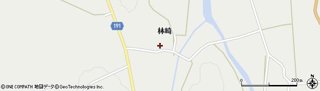 秋田県鹿角市八幡平林崎周辺の地図