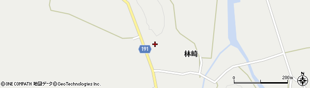 秋田県鹿角市八幡平林崎54周辺の地図