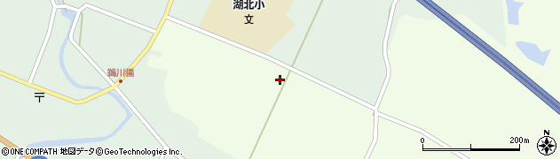 秋田県山本郡三種町川尻西谷地周辺の地図