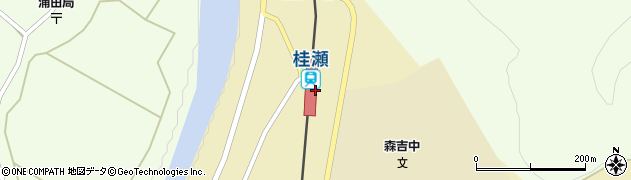 秋田県北秋田市周辺の地図