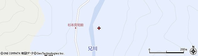 兄川周辺の地図