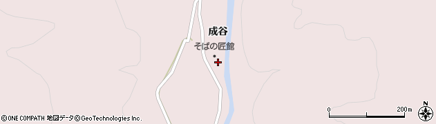 岩手県久慈市山形町霜畑（成谷）周辺の地図