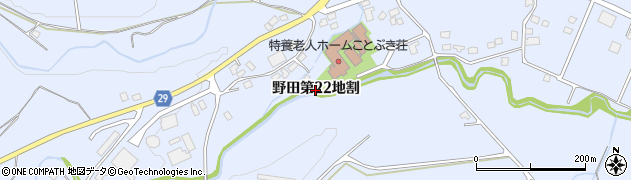岩手県野田村（九戸郡）野田（第２２地割）周辺の地図