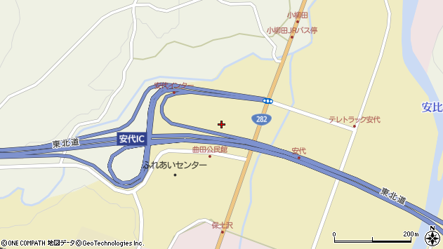 〒028-7532 岩手県八幡平市小柳田の地図