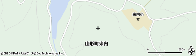 岩手県久慈市山形町来内周辺の地図
