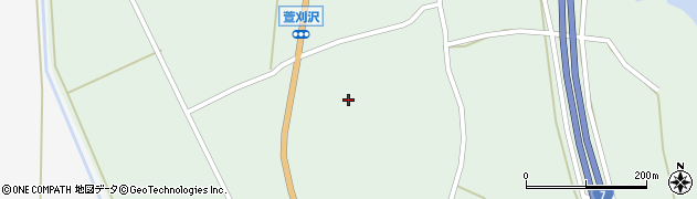 秋田県山本郡三種町鵜川帆出山の上周辺の地図