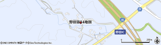 岩手県野田村（九戸郡）野田（第２４地割）周辺の地図