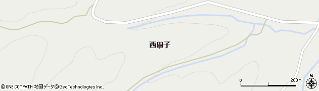 岩手県一戸町（二戸郡）小繋（西田子）周辺の地図