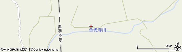 金光寺川周辺の地図