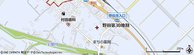 岩手県野田村（九戸郡）野田（第２８地割）周辺の地図
