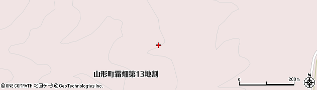岩手県久慈市山形町霜畑（第１３地割）周辺の地図