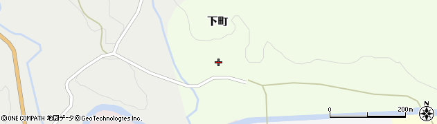 岩手県八幡平市下町周辺の地図