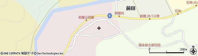 岩手県八幡平市山口周辺の地図