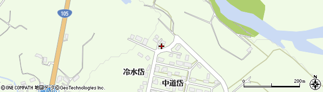 秋田県北秋田市米内沢柳田75周辺の地図