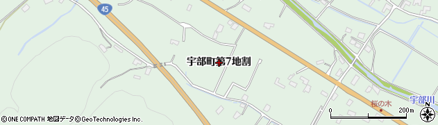 岩手県久慈市宇部町（第７地割）周辺の地図