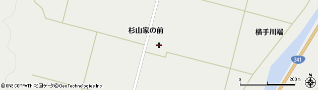 秋田県鹿角市八幡平横手前田26周辺の地図