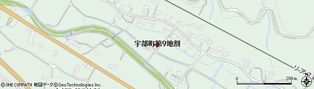 岩手県久慈市宇部町（第９地割）周辺の地図