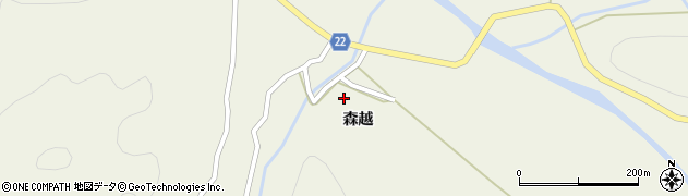 秋田県大館市比内町大葛伊勢堂下周辺の地図