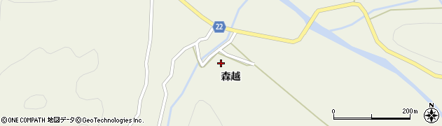 秋田県大館市比内町大葛（伊勢堂下）周辺の地図