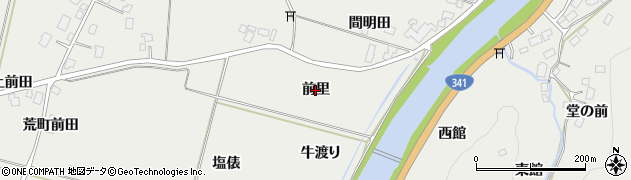 秋田県鹿角市八幡平（前里）周辺の地図
