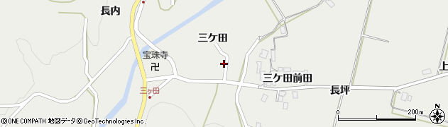 秋田県鹿角市八幡平三ケ田34周辺の地図