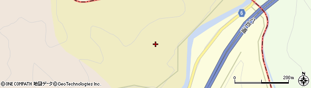 岩手県八幡平市下岩木周辺の地図