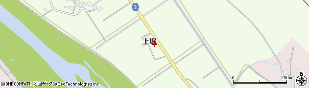秋田県北秋田市道城上堀5周辺の地図