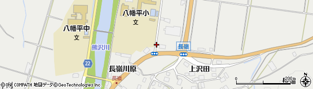 秋田県鹿角市八幡平（長嶺前田）周辺の地図