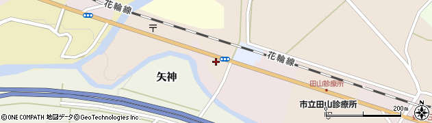 岩手警察署田山駐在所周辺の地図