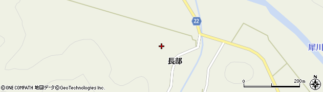 秋田県大館市比内町大葛長部家後6周辺の地図