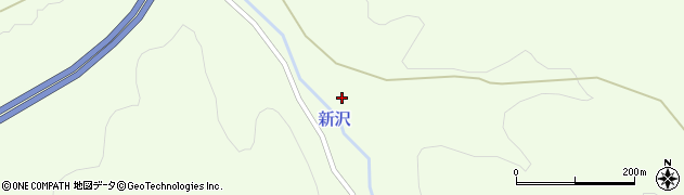 新沢周辺の地図