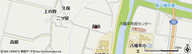 秋田県鹿角市八幡平（遅田）周辺の地図