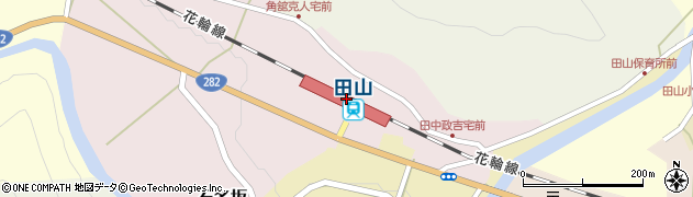田山駅周辺の地図