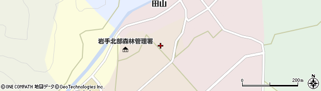 岩手県八幡平市家ノ裏周辺の地図