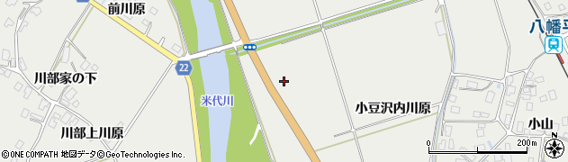 秋田県鹿角市八幡平（小豆沢上川原）周辺の地図