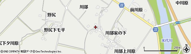 秋田県鹿角市八幡平（川部）周辺の地図
