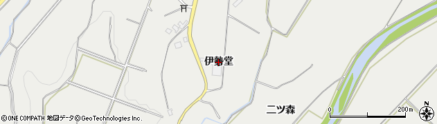 秋田県鹿角市八幡平（伊勢堂）周辺の地図