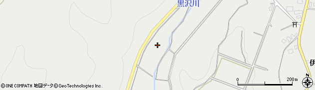 黒沢川周辺の地図