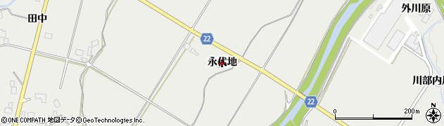 秋田県鹿角市八幡平（永代地）周辺の地図