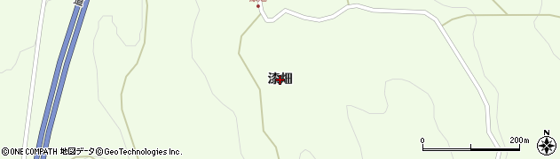 岩手県二戸市浄法寺町（漆畑）周辺の地図