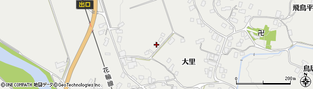 秋田県鹿角市八幡平（大里家の下）周辺の地図