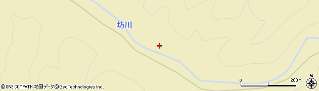 坊川周辺の地図