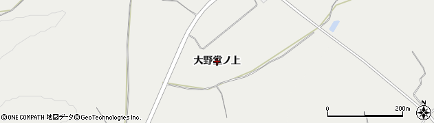 秋田県北秋田市下杉（大野堂ノ上）周辺の地図