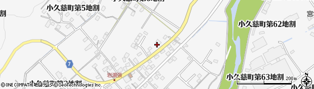 岩手県久慈市小久慈町第６地割49周辺の地図