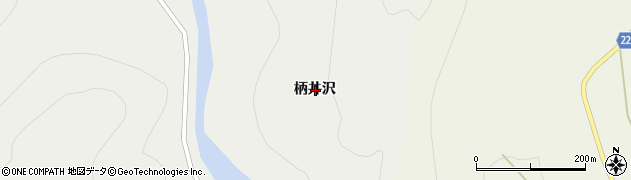 秋田県大館市比内町中野柄井沢周辺の地図