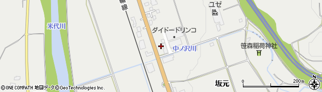 秋田県鹿角市八幡平大里下モ川原98周辺の地図