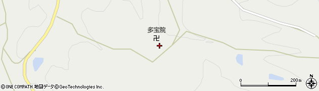 秋田県能代市檜山（小間木）周辺の地図