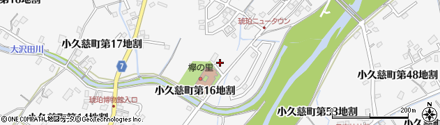 岩手県久慈市小久慈町（第１６地割）周辺の地図