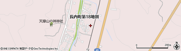 岩手県久慈市長内町（第１８地割）周辺の地図