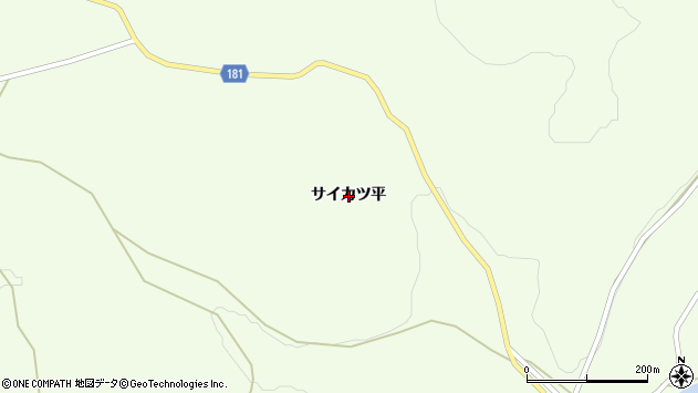 〒028-6918 岩手県二戸市浄法寺町サイカツ平の地図